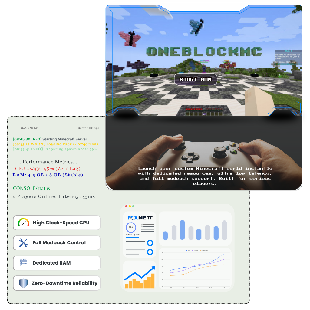 Minecraft server hosting